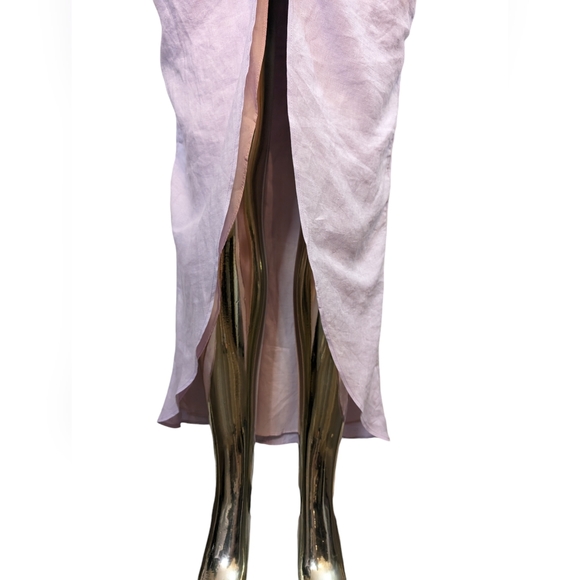 NWT Rumer Estelle Halter Maxi Dress in Linen - Picture 7 of 15